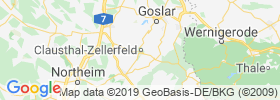 Clausthal Zellerfeld map